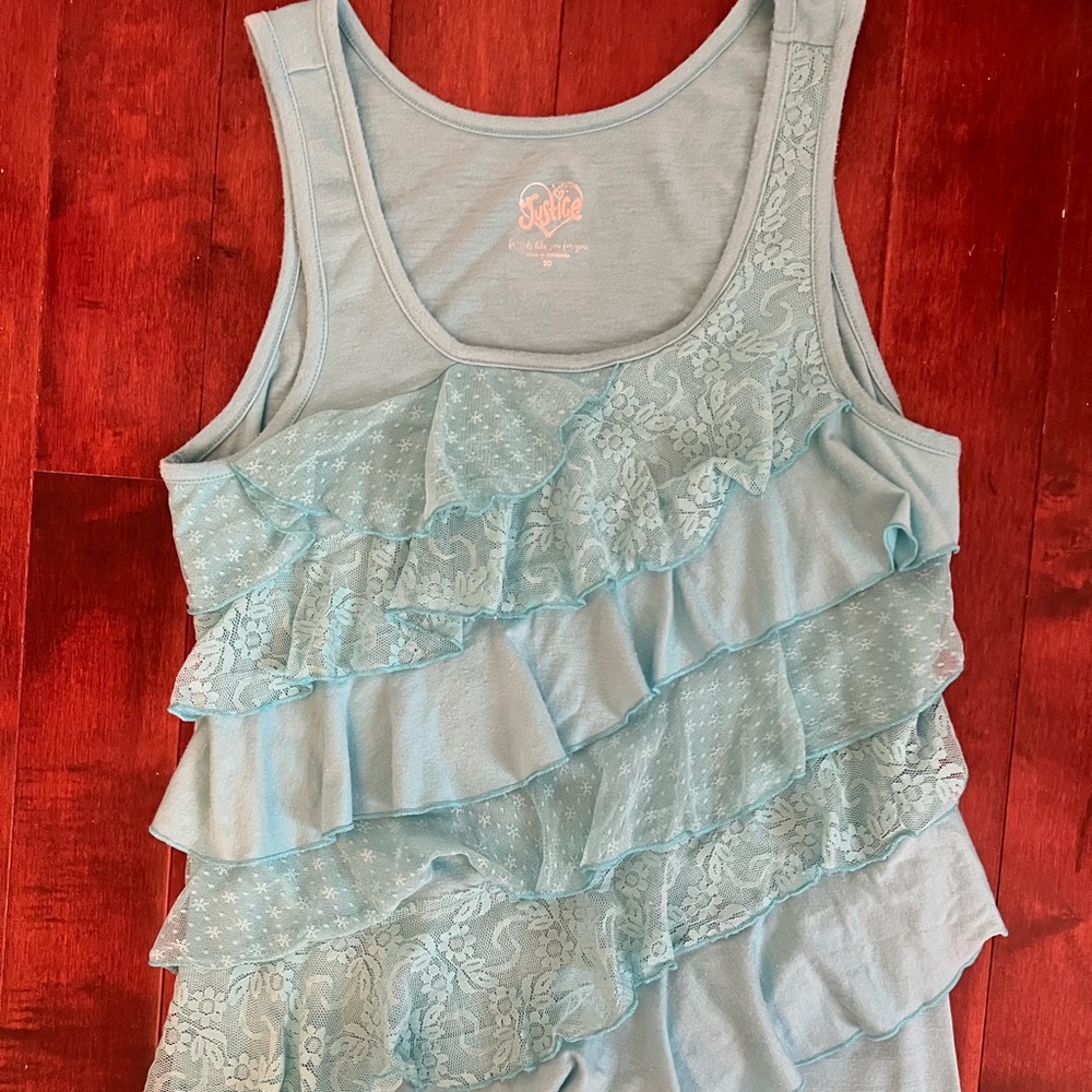 Justice Ruffle Tank